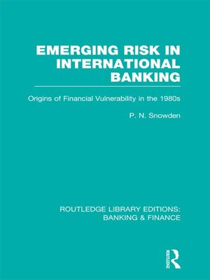 cover image of Emerging Risk in International Banking (RLE Banking & Finance)
